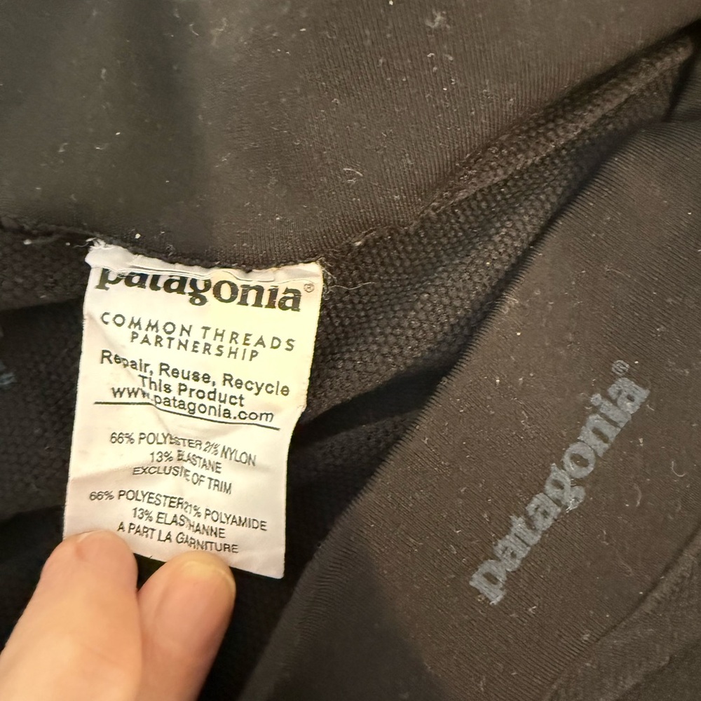 Patagonia Charcoal Women's Active Shorts - Picture 3 of 5